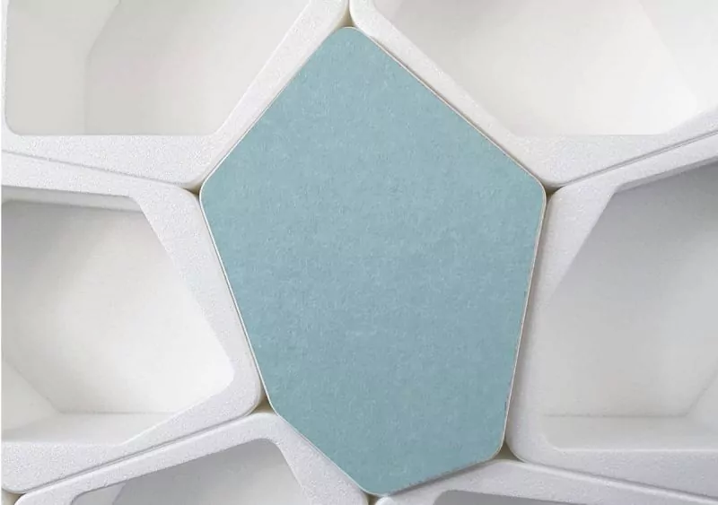 Movisi Sonic winter sky blue lids for Build shelving